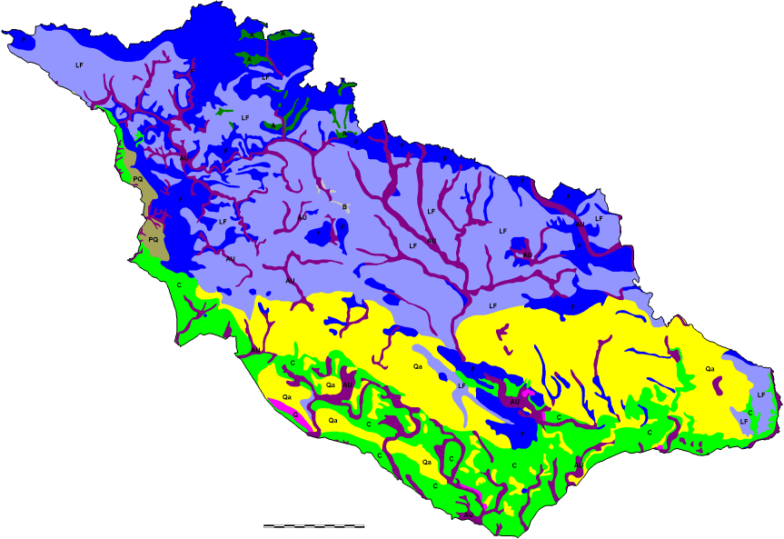 geobotanická mapa 115: PLO 23: Geobotanická rekonstrukční mapa geobotanická mapa